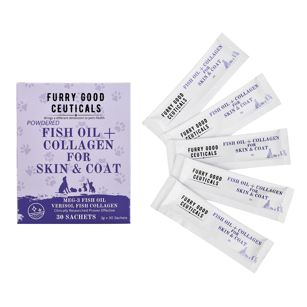 Fish Oil & Collagen for Skin and Coat | Dogs and Cats