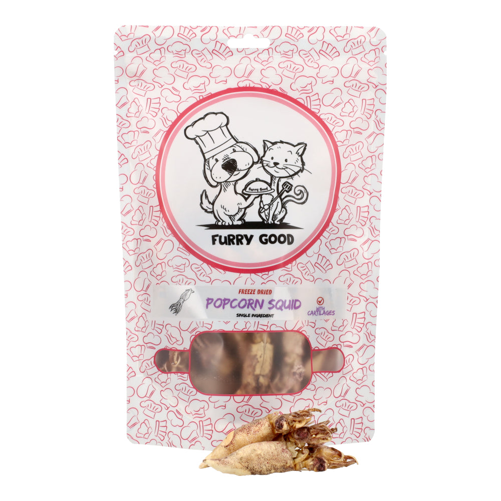 Freeze Dried Popcorn Squid - 35g