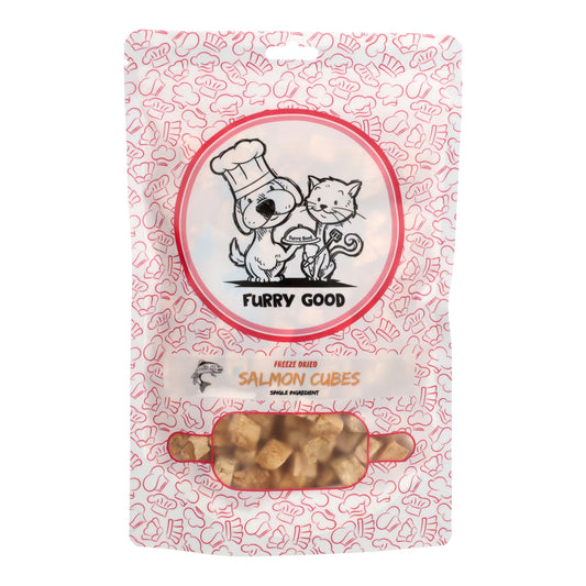 Freeze-Dried Salmon Cubes - 70g