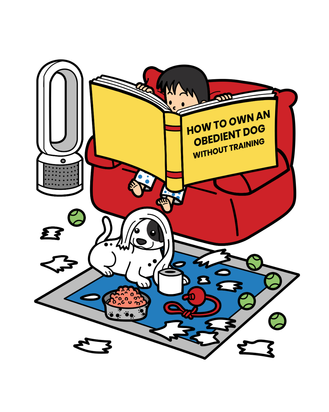 OBEDIENT DOG - Oversized T-Shirt