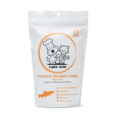 Freeze-Dried Protein | Atlantic Salmon Cubes