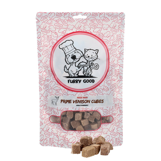 Freeze- Dried Prime Venison Cubes - 70G